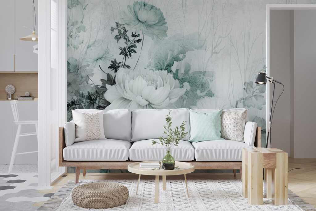 Delicate blooms in soft hues