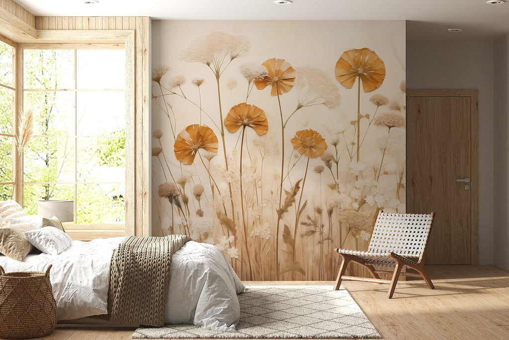 Delicate blooms in soft hues