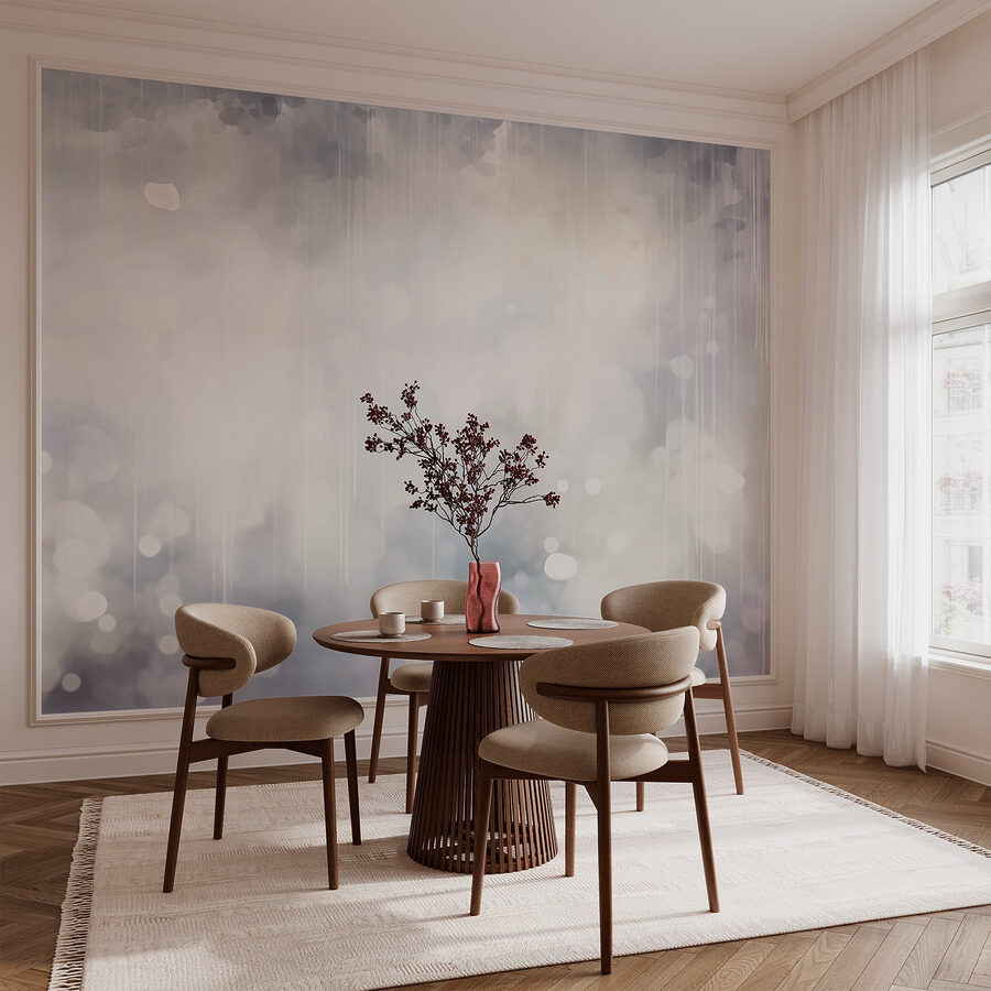 Wall murals Blurry image of a white background - Image 3