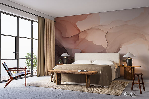 Soft, flowing abstract colors blend beautifully Soft, flowing abstract colors blend beautifully