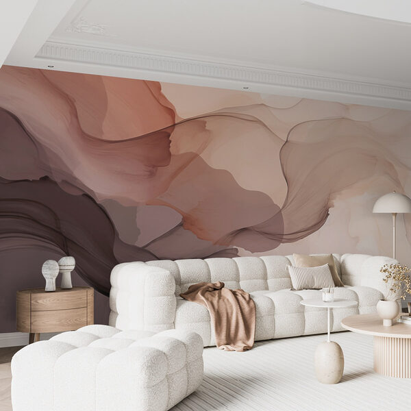 Soft, flowing abstract colors blend beautifully Soft, flowing abstract colors blend beautifully