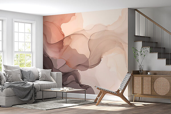 Soft, flowing abstract colors blend beautifully Soft, flowing abstract colors blend beautifully
