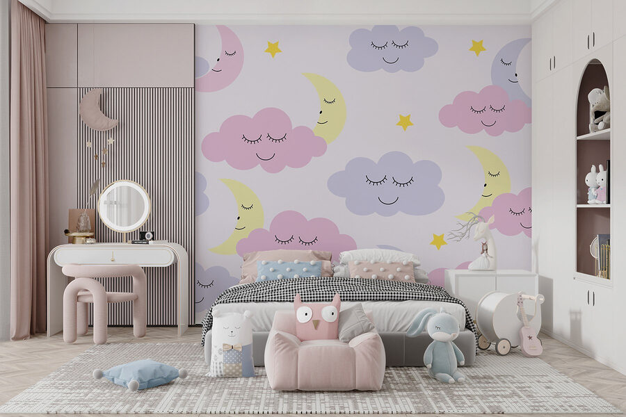 Pattern of clouds and stars Pattern of clouds and stars