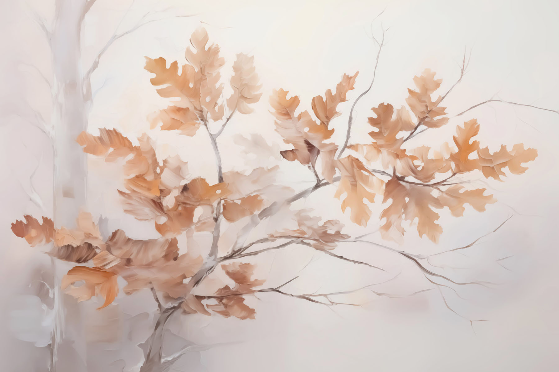 Tree with brown leaves Tree with brown leaves