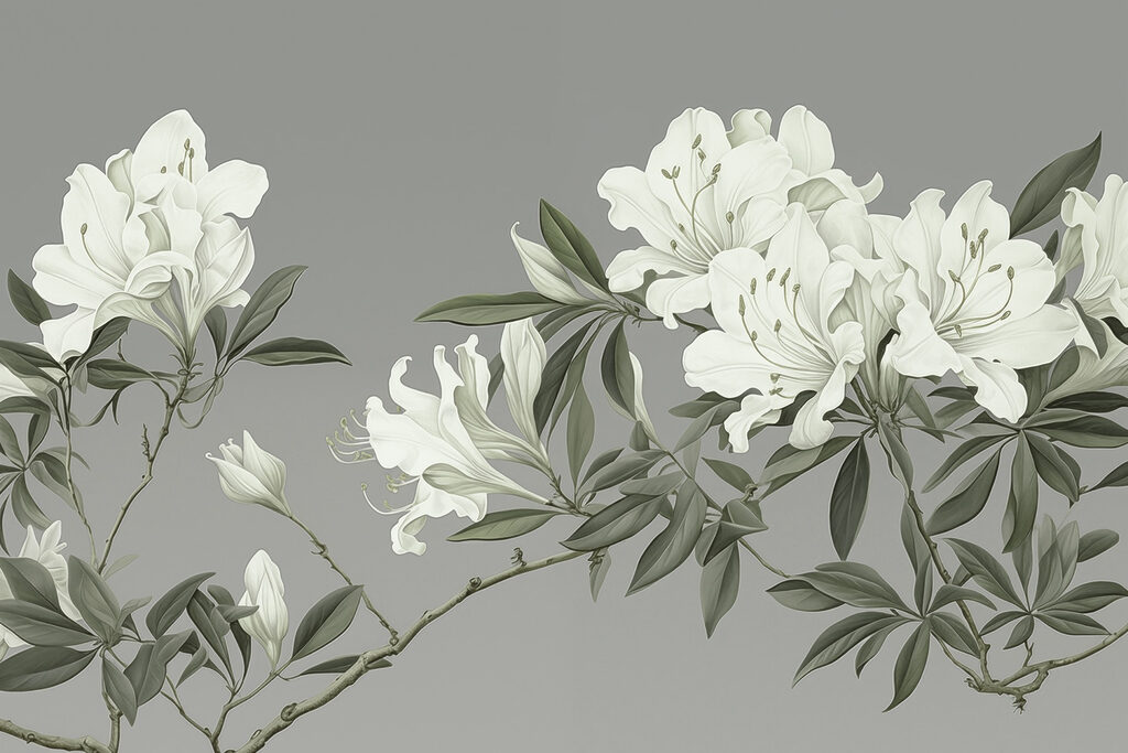 Delicate blooms against soft backdrop Delicate blooms against soft backdrop