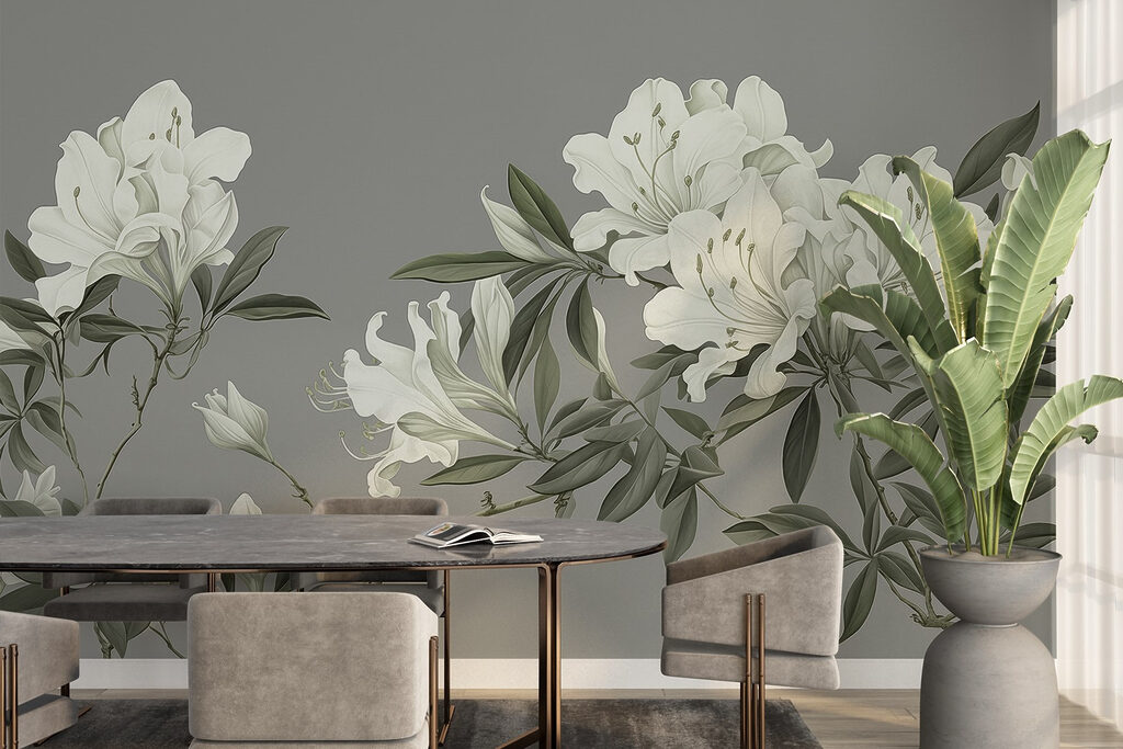 Delicate blooms against soft backdrop Delicate blooms against soft backdrop