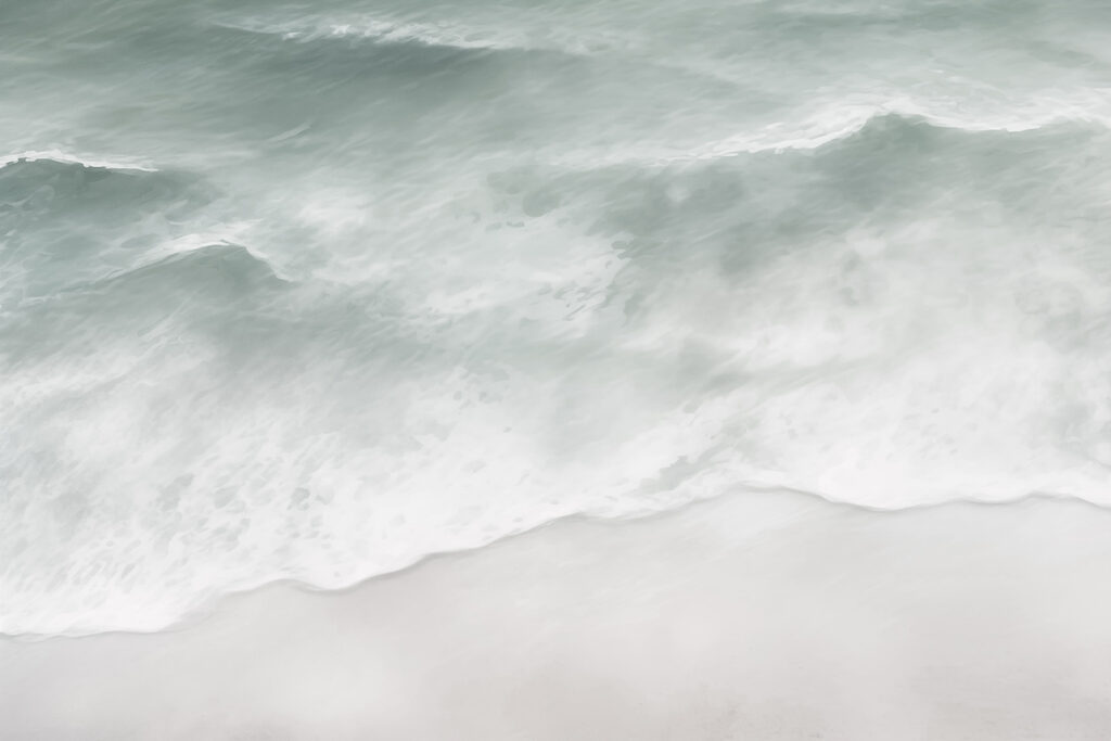 Waves crashing on a beach Waves crashing on a beach