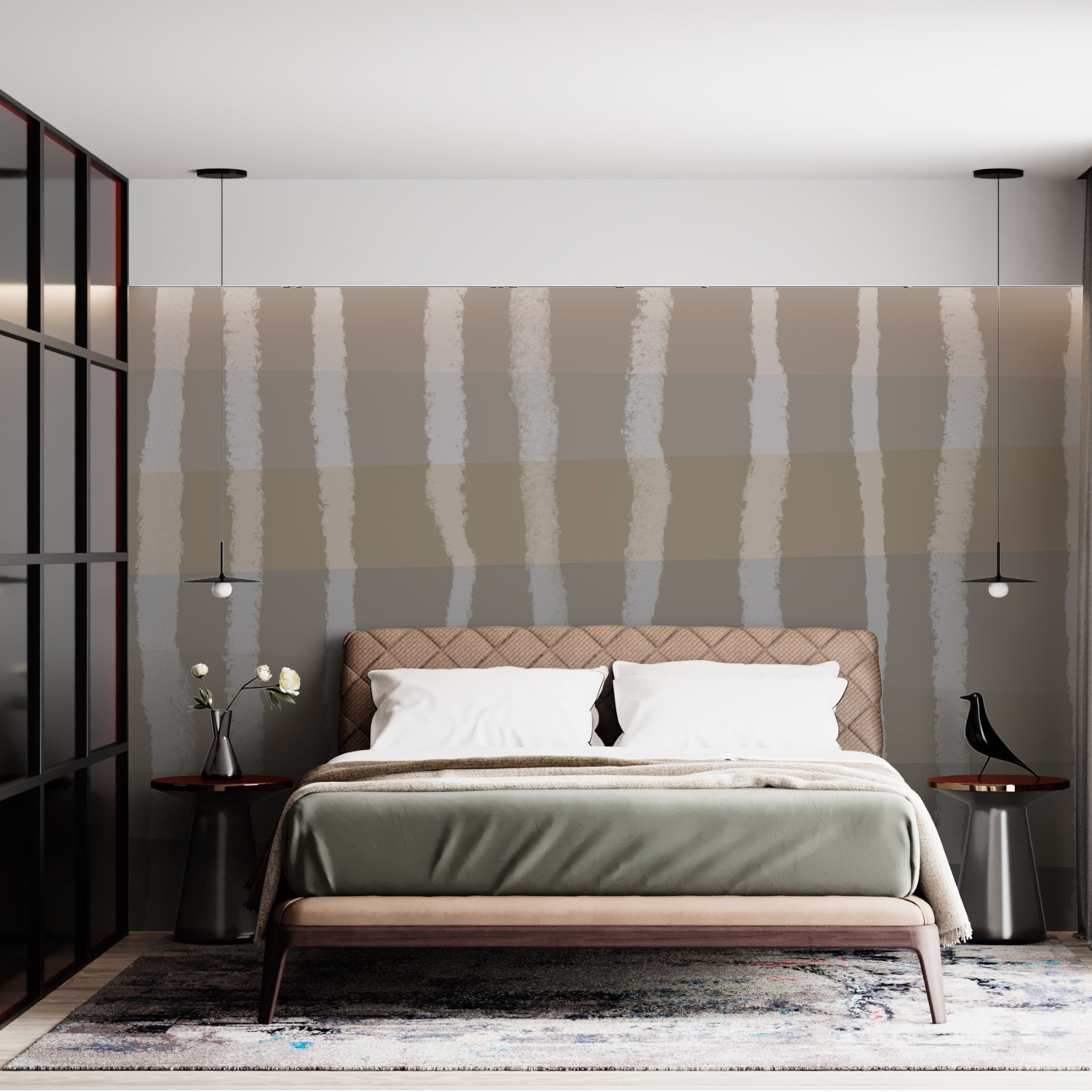 Calming waves of earthy tones Calming waves of earthy tones