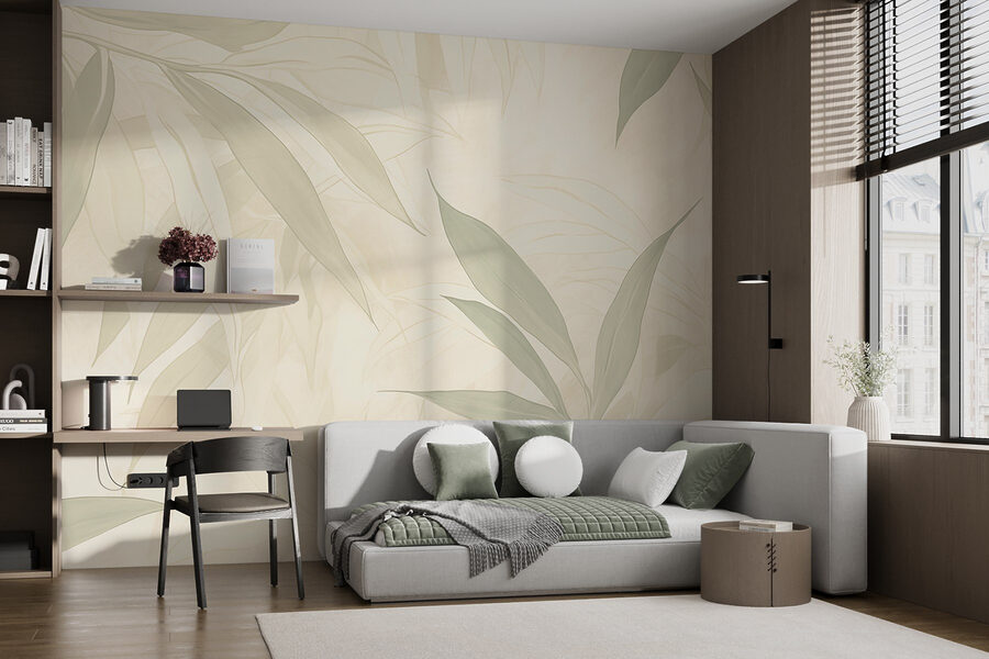 Nature's soft, soothing leaf patterns Nature's soft, soothing leaf patterns
