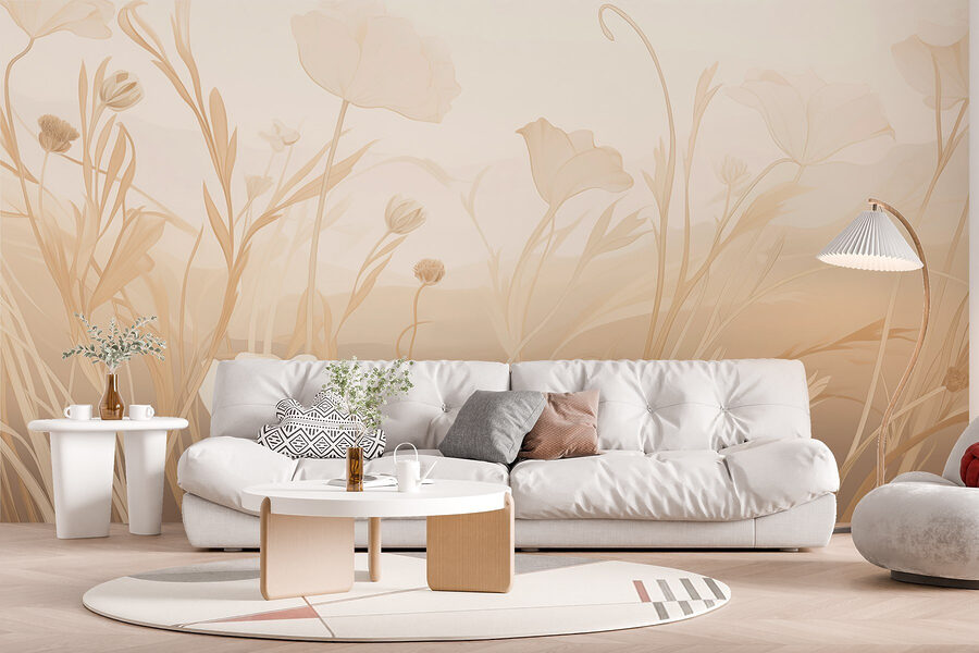 Delicate blooms in soft hues