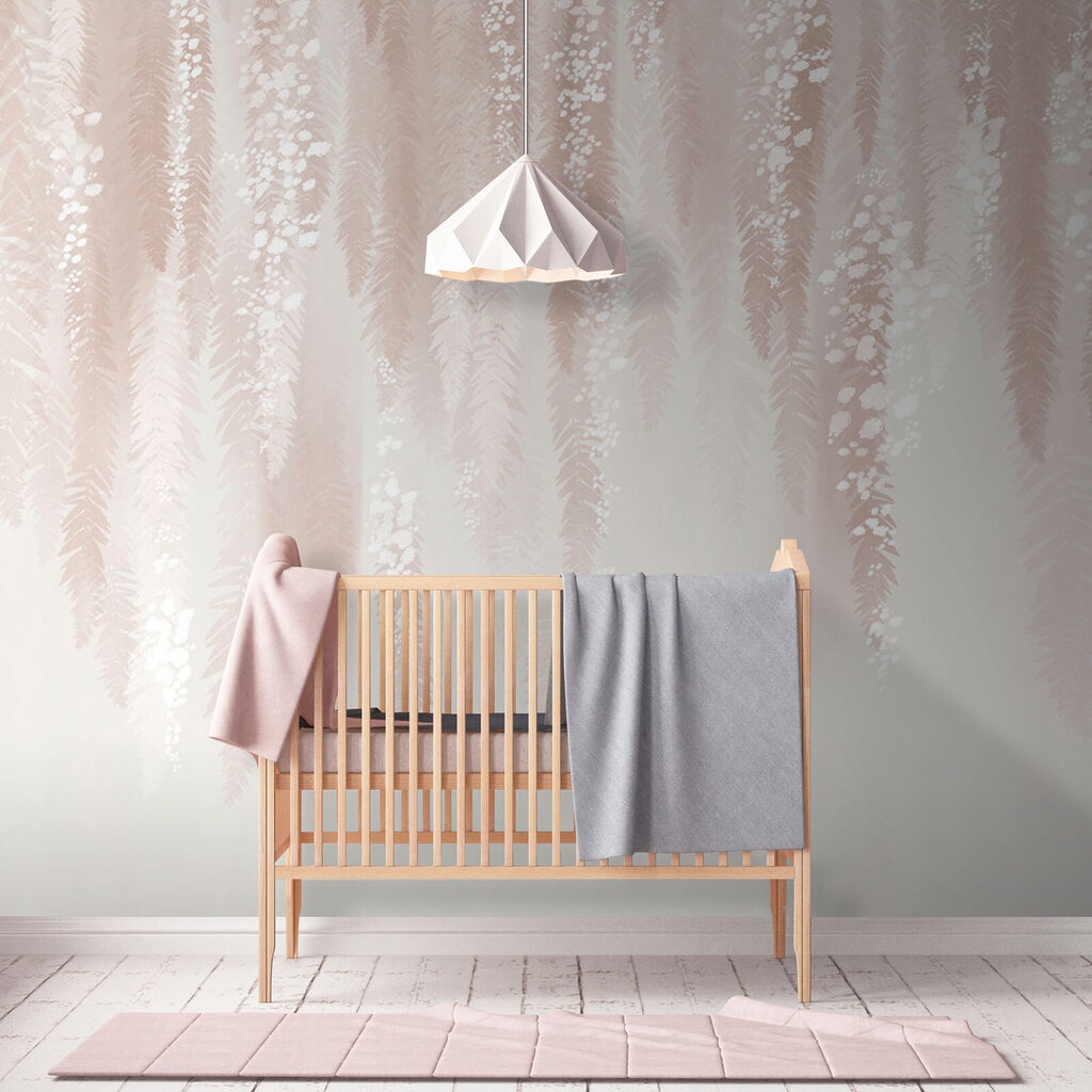 White and pink floral pattern White and pink floral pattern