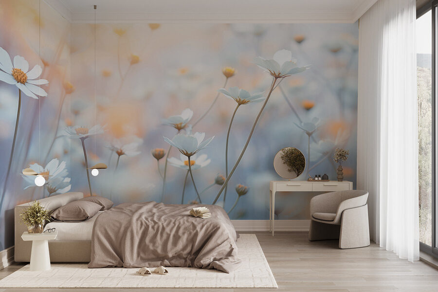 Wall murals Soft petals in a dreamy garden - Image 2