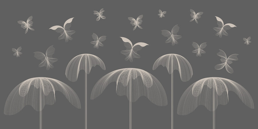 Butterflies and butterflies flying in the sky Butterflies and butterflies flying in the sky