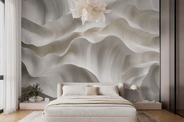 - Flowing textures in soft hues - Flowing textures in soft hues