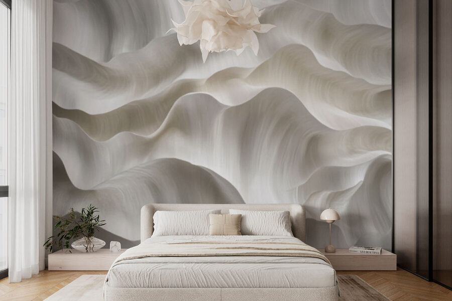- Flowing textures in soft hues - Flowing textures in soft hues