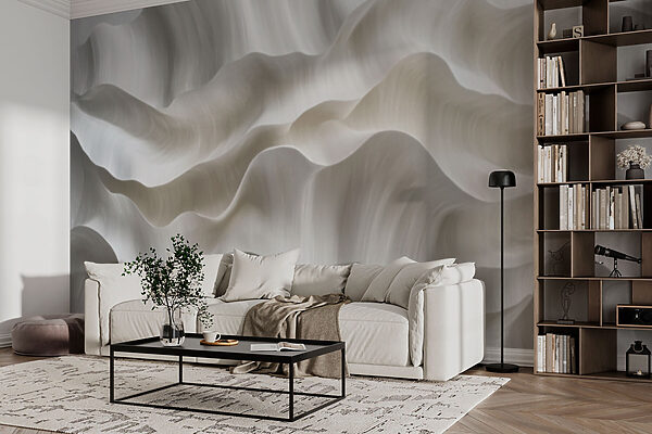 - Flowing textures in soft hues - Flowing textures in soft hues