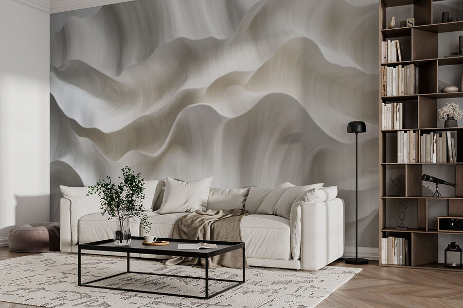 - Flowing textures in soft hues - Flowing textures in soft hues