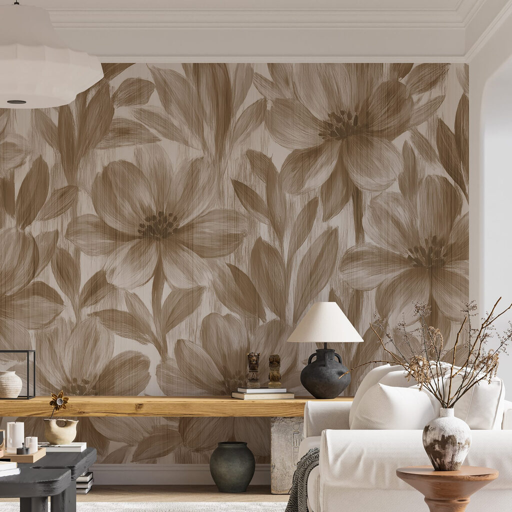 Floral patterns in soft tones