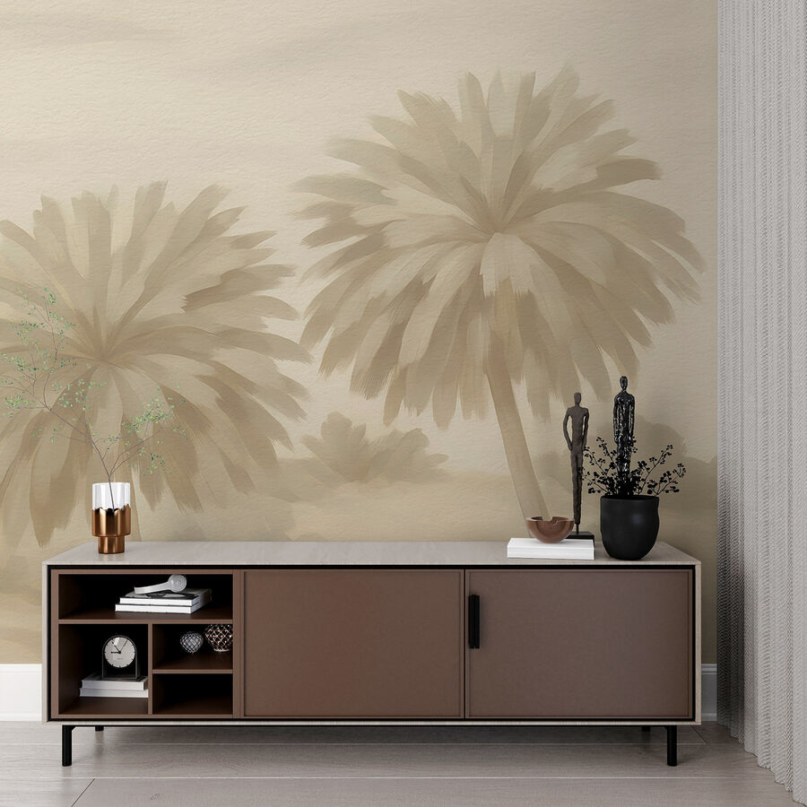 Group of palm trees
