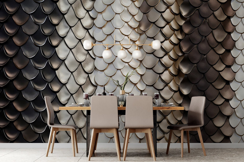 Textured patterns in neutral hues