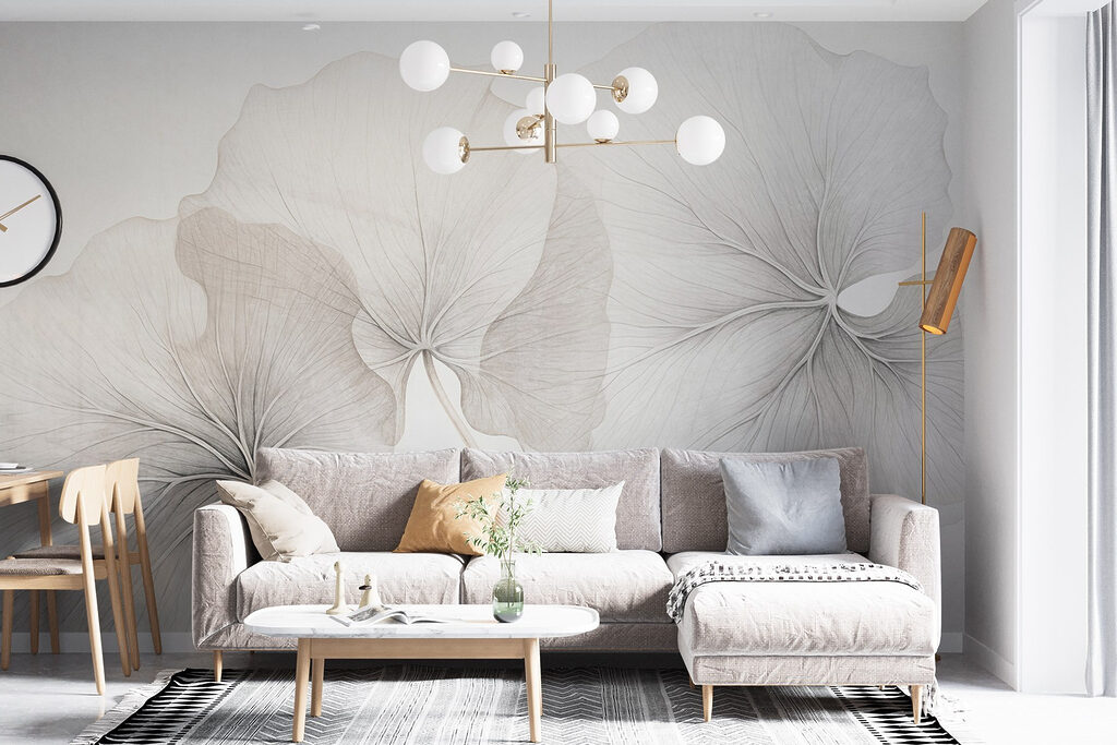 Delicate leaves in soft hues Delicate leaves in soft hues