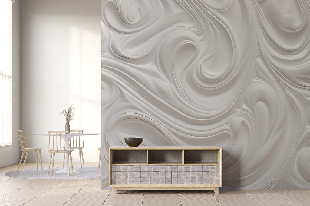 White swirly surface White swirly surface