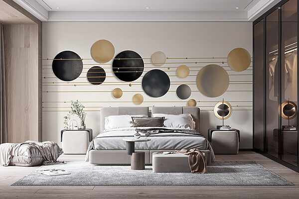 Group of circles and lines Group of circles and lines