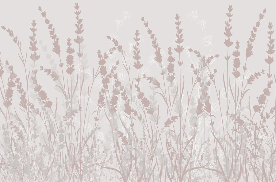 Delicate floral pattern in soft hues Delicate floral pattern in soft hues