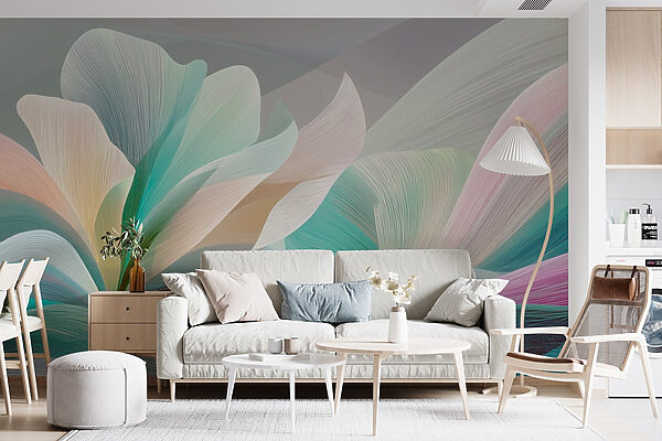 Soft hues of flowing elegance Soft hues of flowing elegance