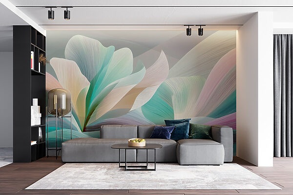 Soft hues of flowing elegance Soft hues of flowing elegance