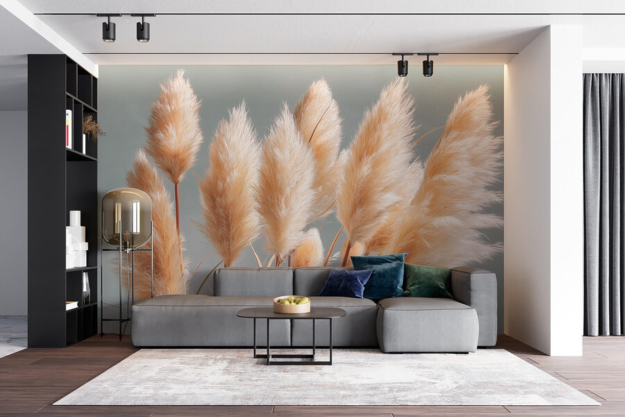 Group of fluffy plants