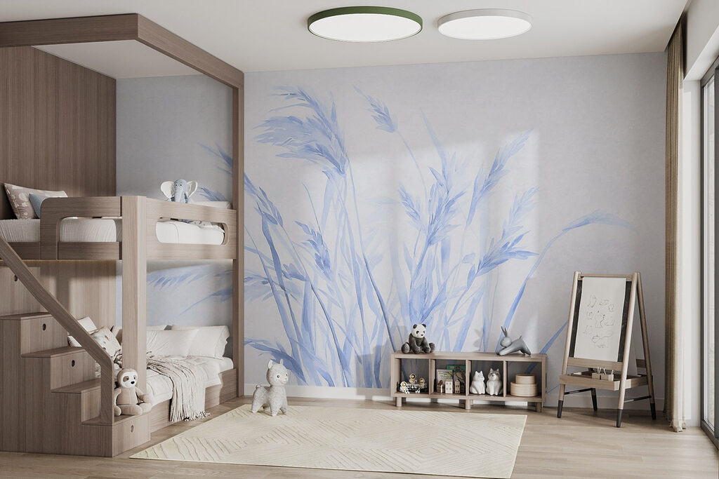 Delicate grasses in soft hues