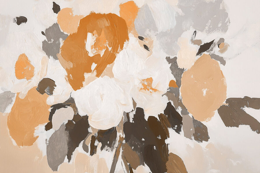 Wall murals Painting of flowers with different colors - Image 5