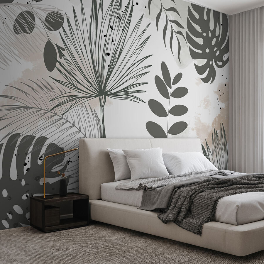 Wall murals Nature-inspired botanical illustration design