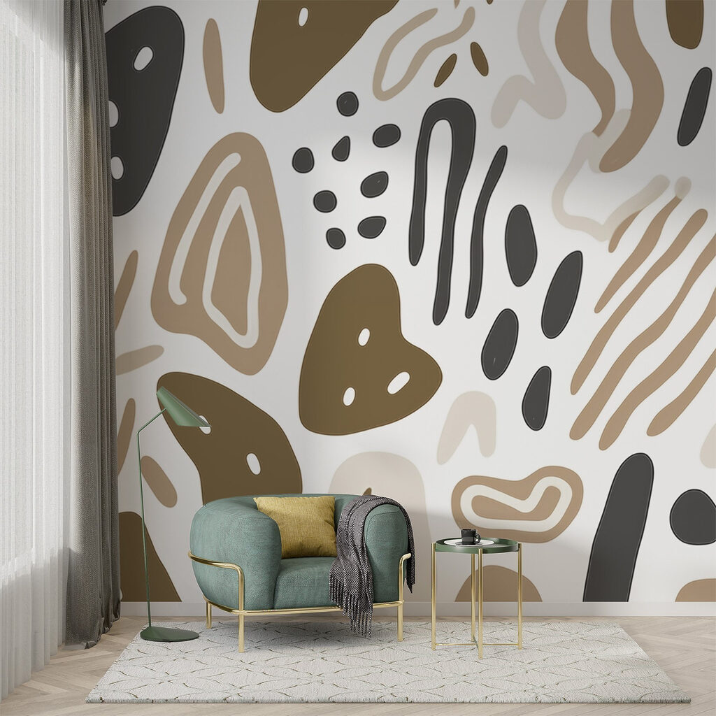 Pattern of brown and black spots Pattern of brown and black spots