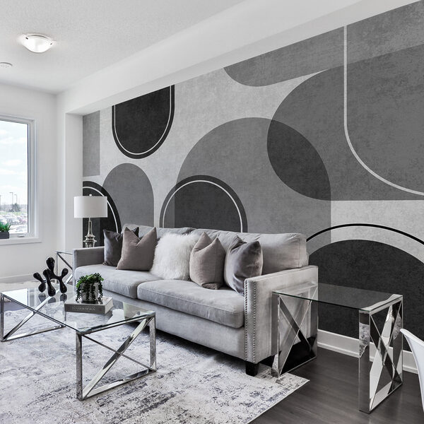 A grey and white background with ovals and ovals A grey and white background with ovals and ovals