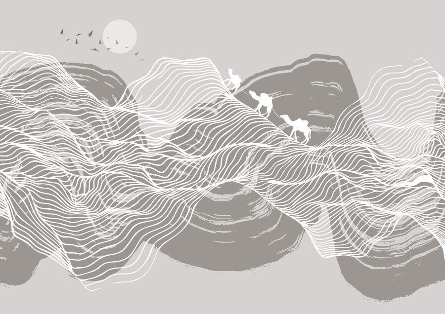 White lines on a gray background White lines on a gray background