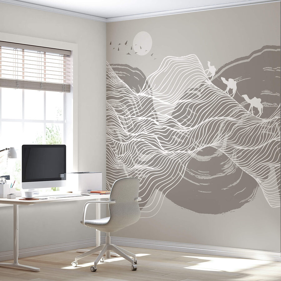 White lines on a gray background White lines on a gray background