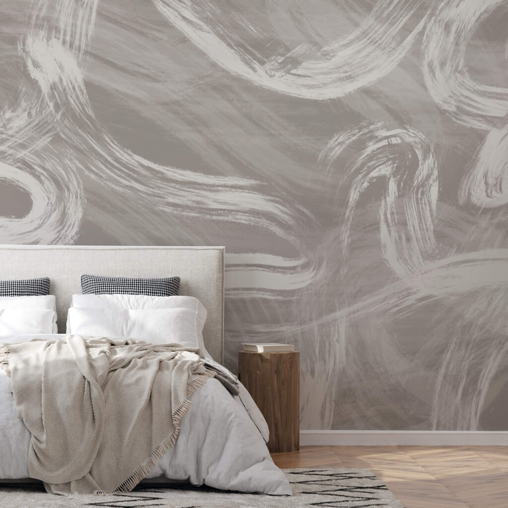 White and gray background