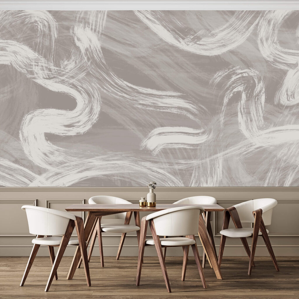 White and gray background