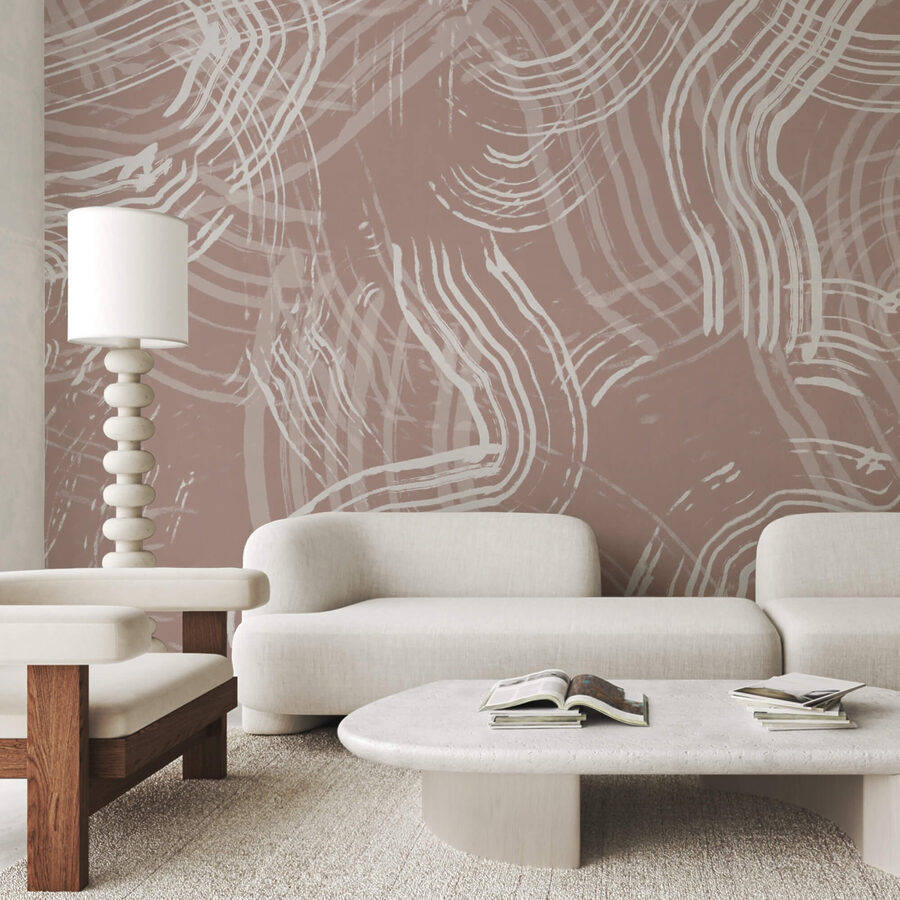 White lines on a pink background White lines on a pink background