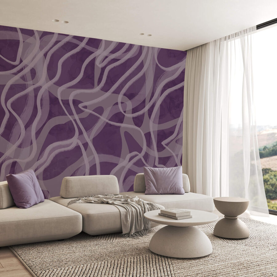 Purple and white pattern