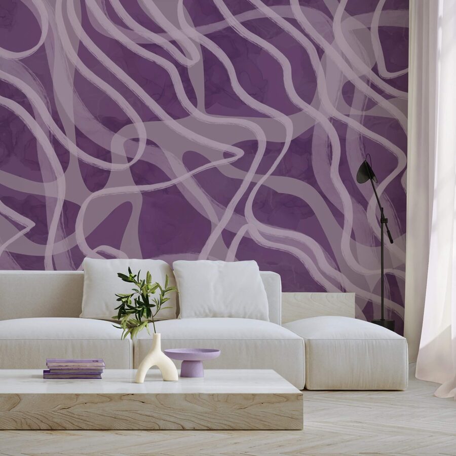 Purple and white pattern