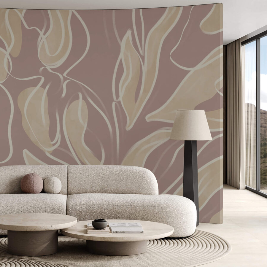 Nature-inspired leaf pattern design.