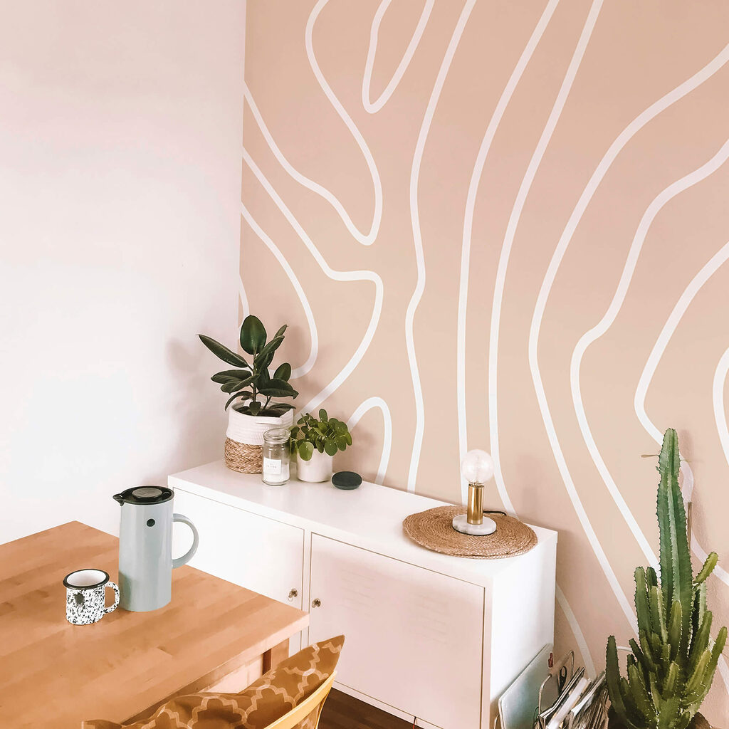 White lines on a pink background White lines on a pink background