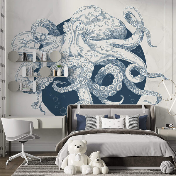 Drawing of an octopus Drawing of an octopus