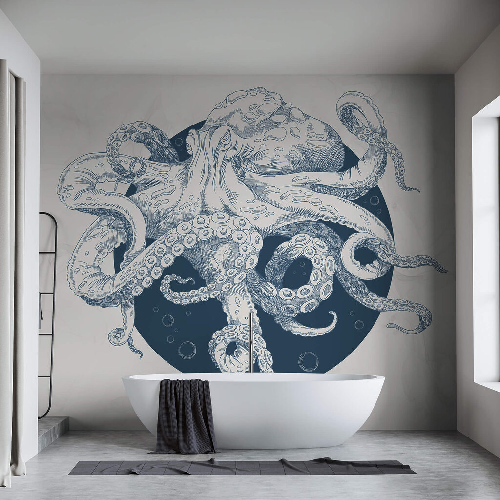 Drawing of an octopus Drawing of an octopus
