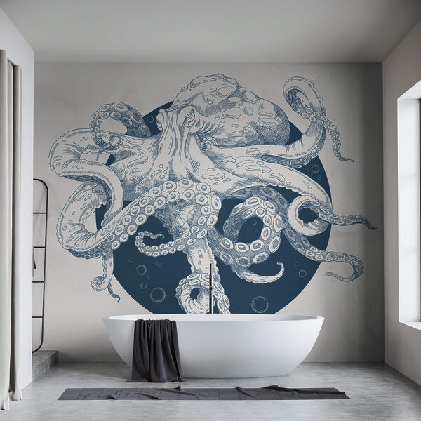 Drawing of an octopus Drawing of an octopus