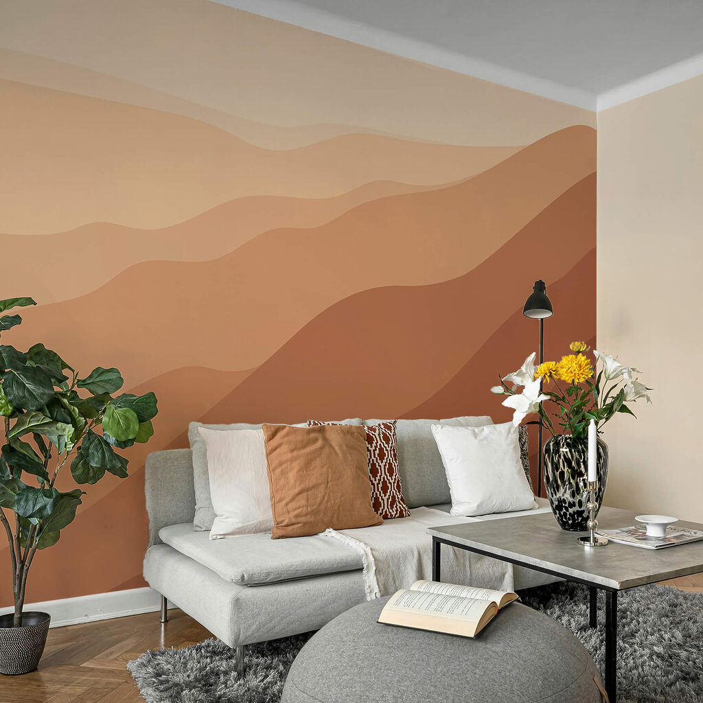 Brown and white sand hills Brown and white sand hills