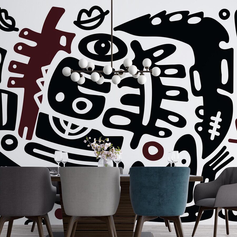 Black and white art